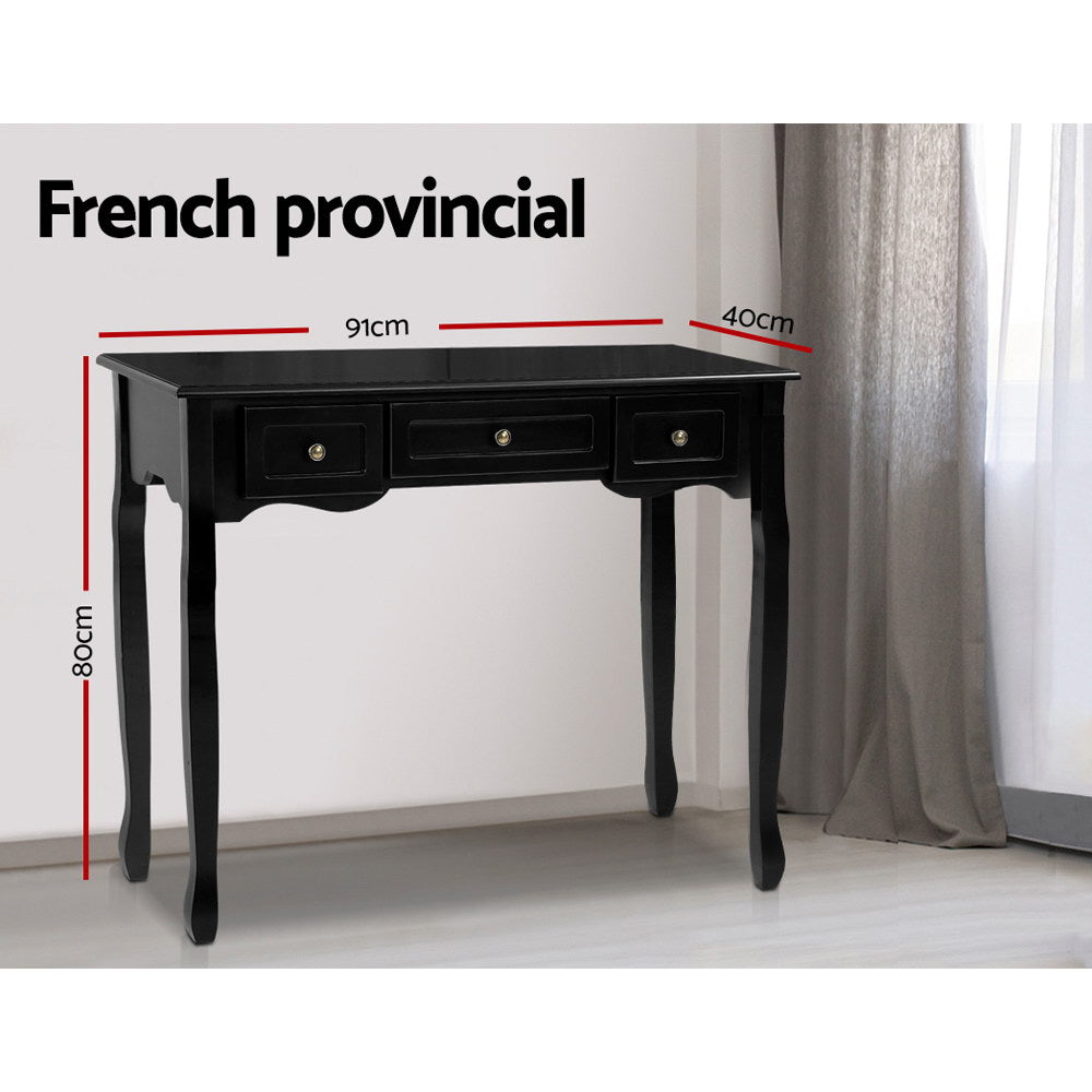 Artiss Hallway Table Hall Side French Black