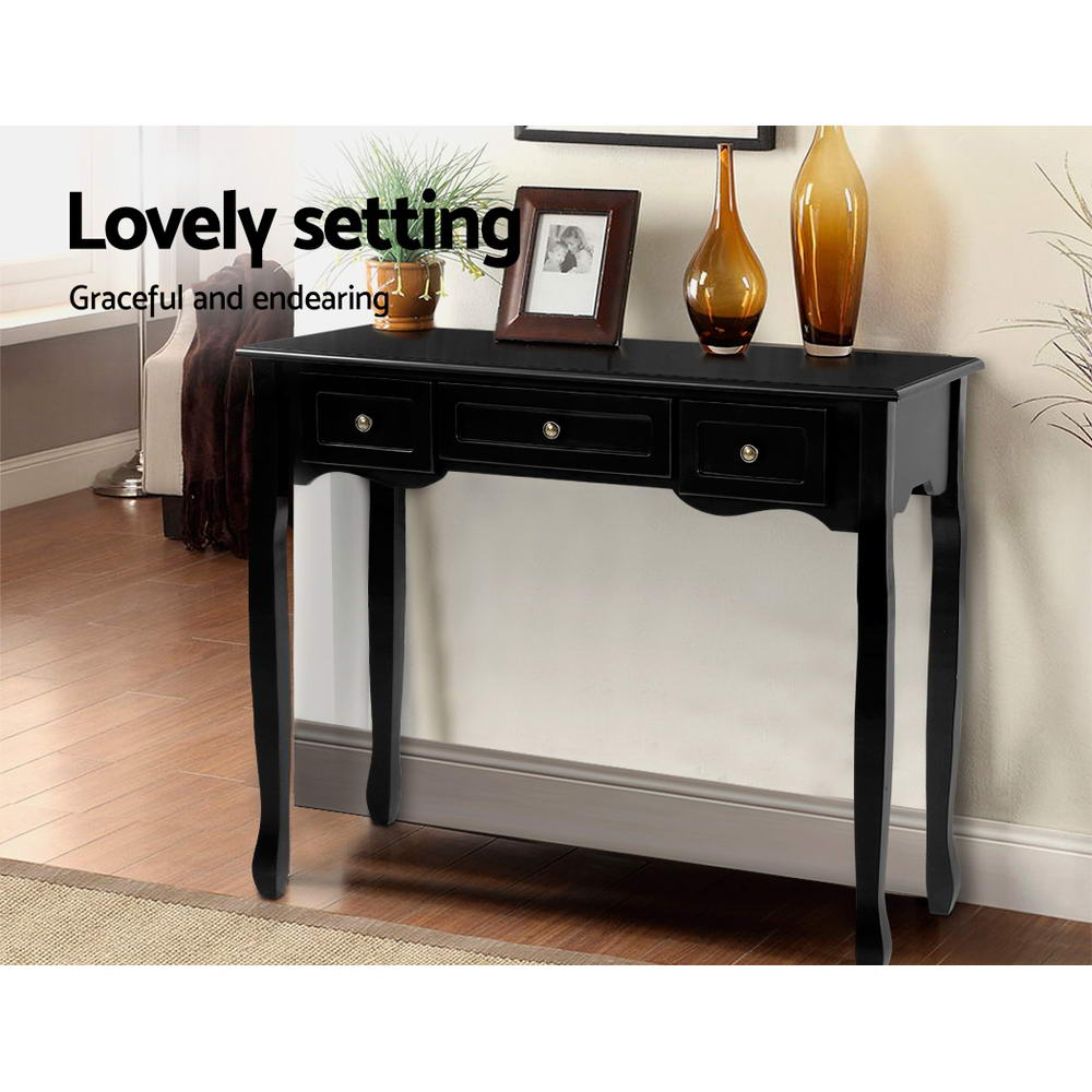 Artiss Hallway Table Hall Side French Black