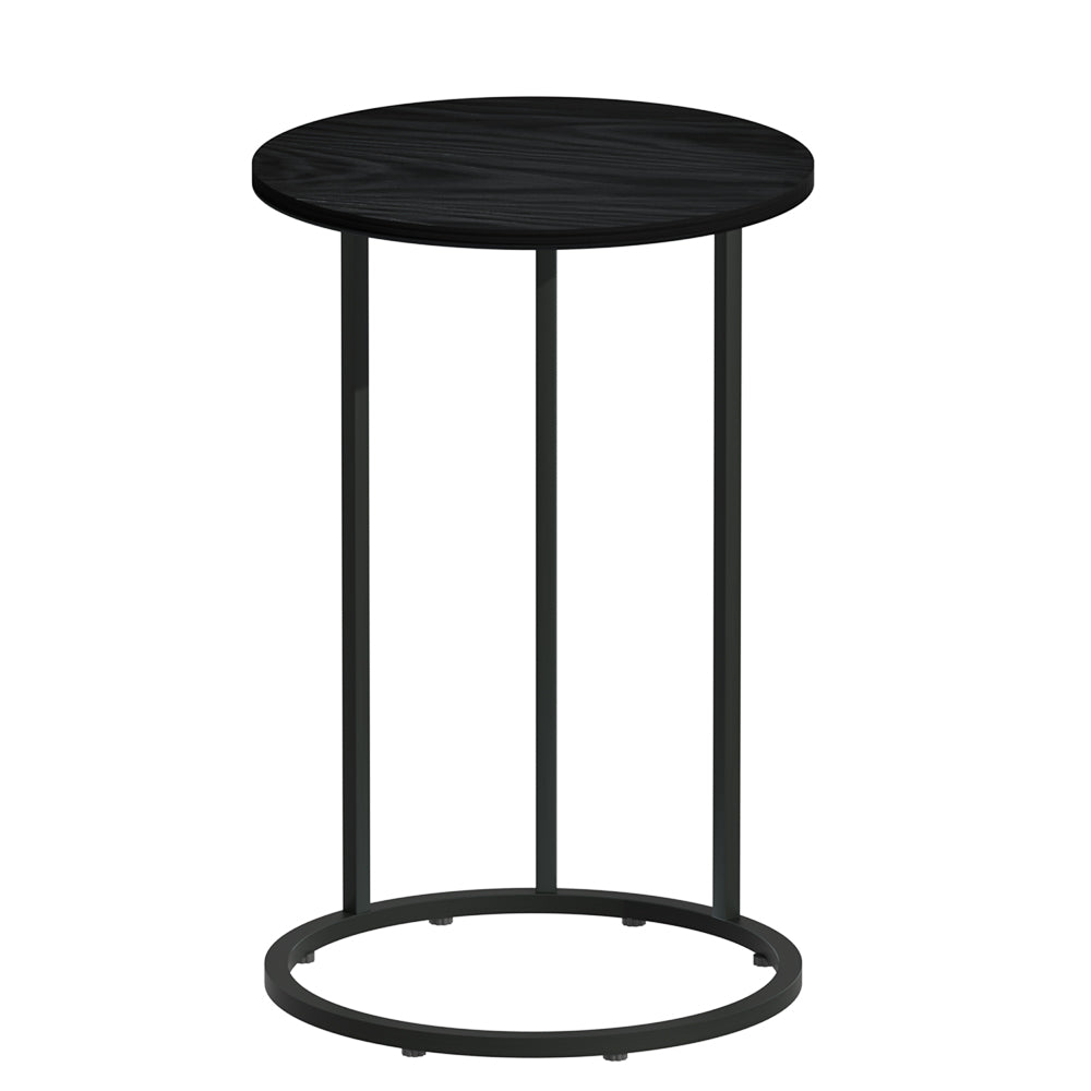 Artiss Emma Coffee Table Side Table Laptop Desk Bedside Sofa Wooden Table Metal Frame