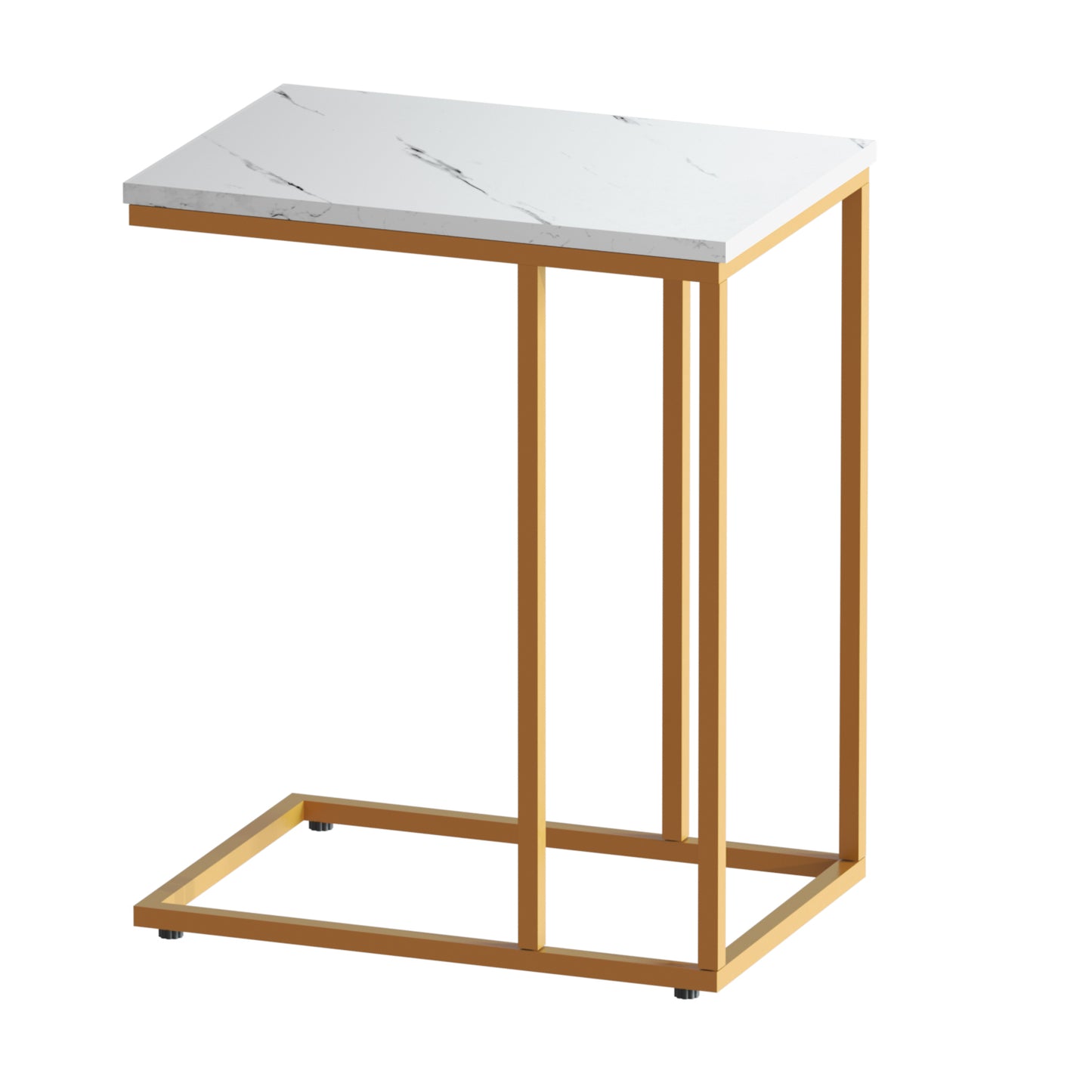 Artiss Martha Coffee Table Wooden Marble Top Finish