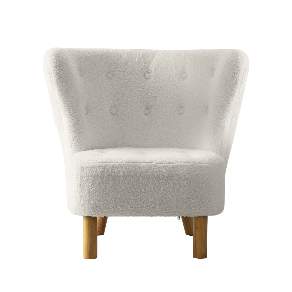 Artiss Felista Accent Chair White