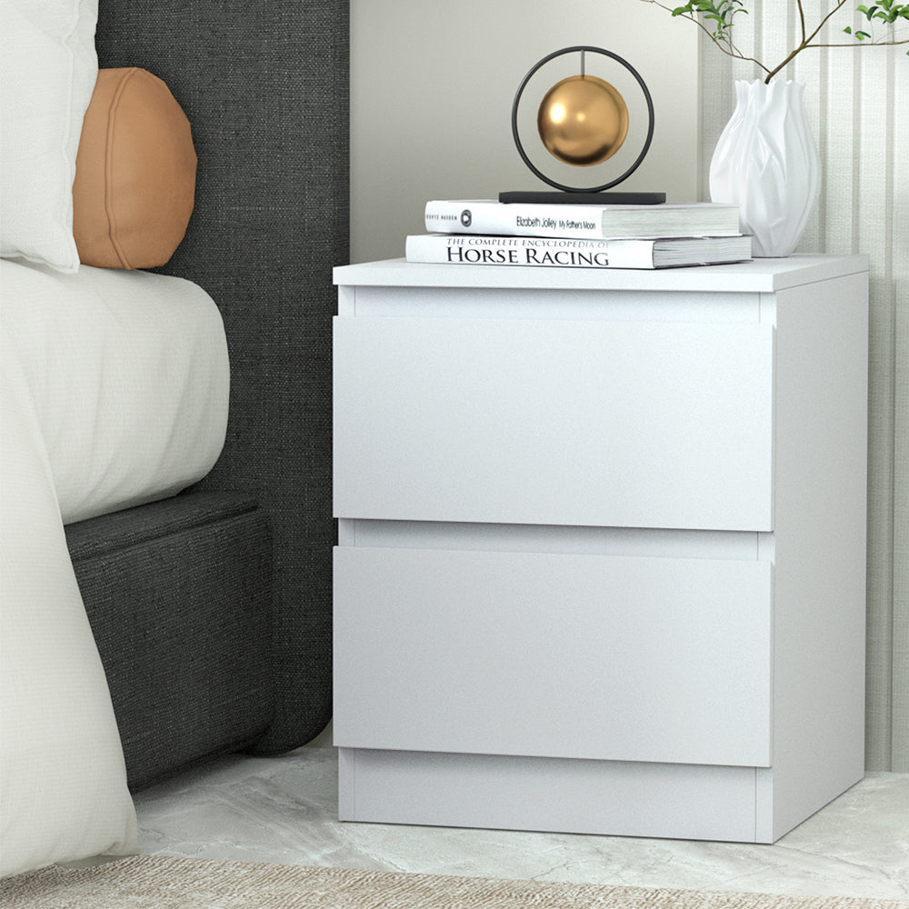 Artiss Pepe Bedside Table Unit White