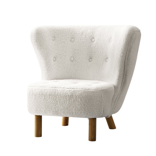 Artiss Felista Accent Chair White
