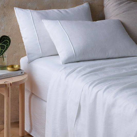 100% Hemp White Sheet Set King